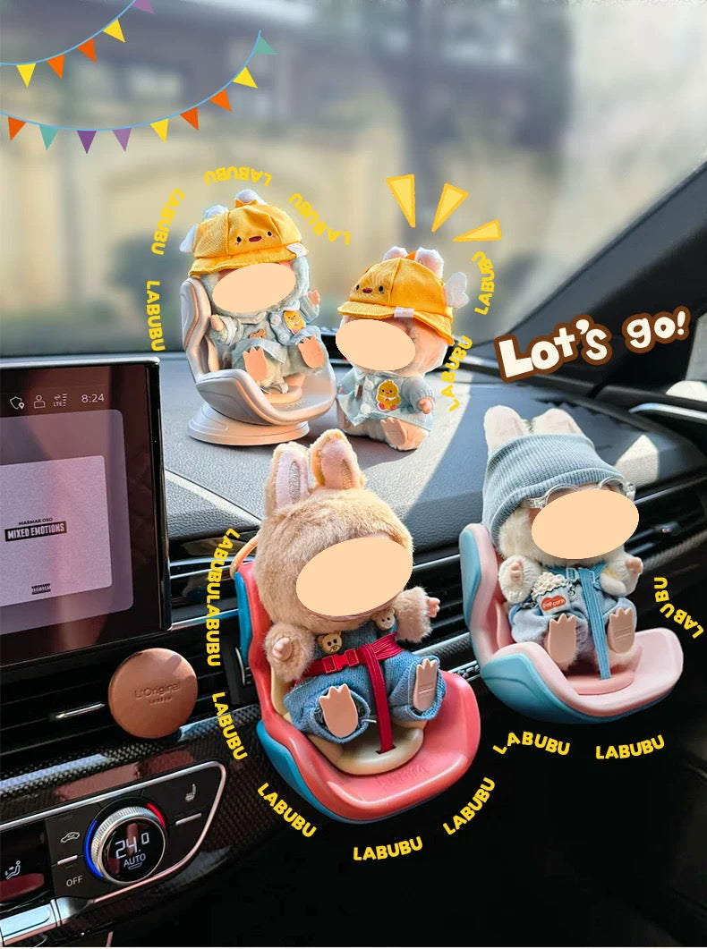Popmart Labubu seats, car seat decorations, car accessories