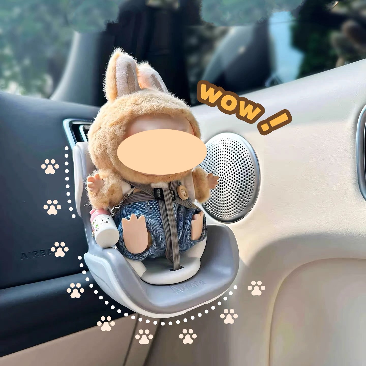 Popmart Labubu seats, car seat decorations, car accessories